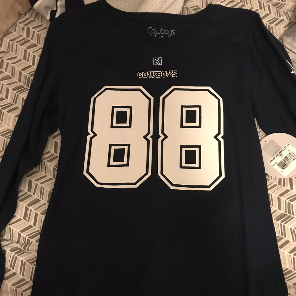 DALLAS COWBOYS NFL HER STYLE LONG SLEEVE NWT NEW L